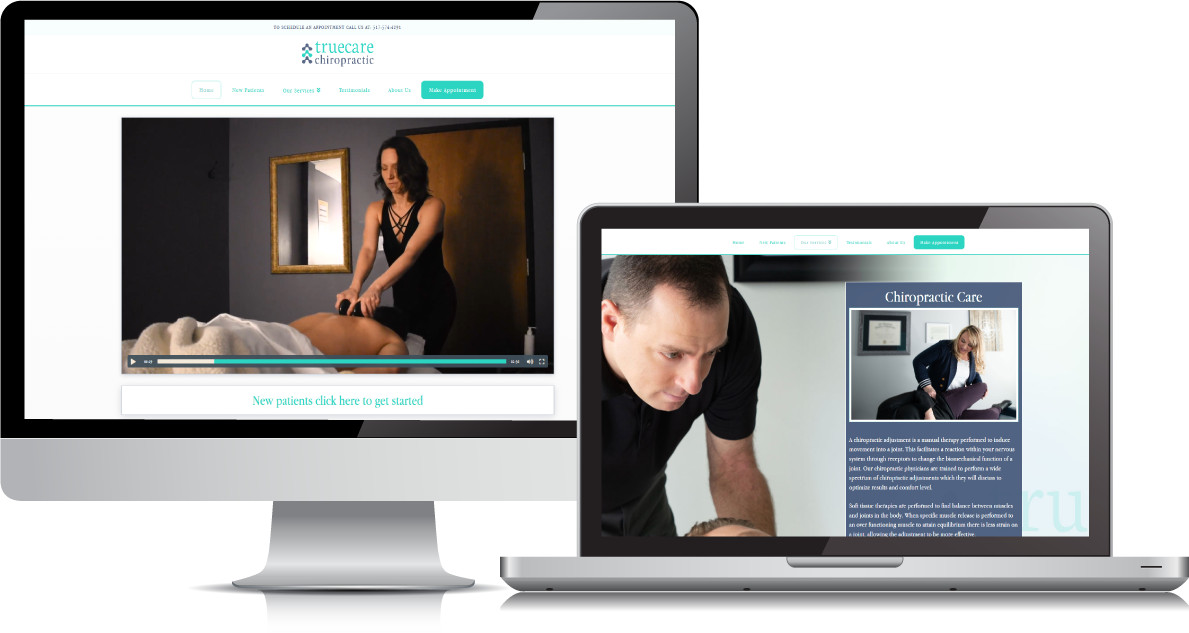 Truecare Chiropractic Website